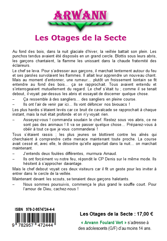 Les Otages de la Secte (17€) – Image 2